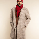 Napoli (red) - 100% cashmere ribbed scarf (unisex)- Leather Gloves Online - Luxury Italian Scarf - 18