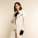 Silvia (black) - suede leather gloves with luxurious cashmere lining - Leather Gloves Online - Luxury Leather Gloves - 7
