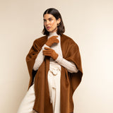 Silvia (cognac) - suede leather gloves with luxurious cashmere lining - Leather Gloves Online - Luxury Leather Gloves - 10