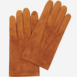 Silvia (cognac) - suede leather gloves with luxurious cashmere lining - Leather Gloves Online - Luxury Leather Gloves - 2
