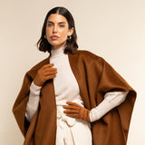 Silvia (cognac) - suede leather gloves with luxurious cashmere lining - Leather Gloves Online - Luxury Leather Gloves - 7
