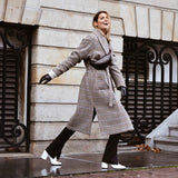 Zoey (black) – Sheepskin leather gloves with warm wool/cashmere lining & touchscreen function