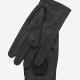 CA3335 (black) - Handsewn Italian Peccary Men's Driving Gloves - Leather Gloves Online - Luxury Leather Gloves - 2