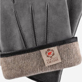 CA3951 (grey) – Men’s Italian suede dress gloves with cashmere lining