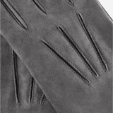 CA3951 (grey) – Men’s Italian suede dress gloves with cashmere lining