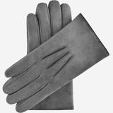 CA3951 (grey) – Men’s Italian suede dress gloves with cashmere lining