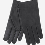 CC3556 (black) - Men's Touchscreen Suede and Lambskin Gloves with Cashmere Lining - Leather Gloves Online - Luxury Leather Gloves - 1