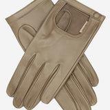 CD4244 (taupe) - Women's Classico Italian Lambskin Driving Gloves - Leather Gloves Online - Luxury Leather Gloves - 1