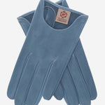 CU4629 (sky) - Women's Unlined Italian Fashion Leather Gloves With Short Wrist- Leather Gloves Online - Luxury Leather Gloves - 1