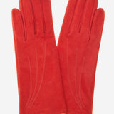 EC4520 (red) - Women's Italian Cashmere Lined Suede Gloves