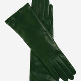 FC02W4 (forest) - Italian "4 Button Length" Cashmere Lined Leather Gloves - Leather Gloves Online - Luxury Leather Gloves - 1