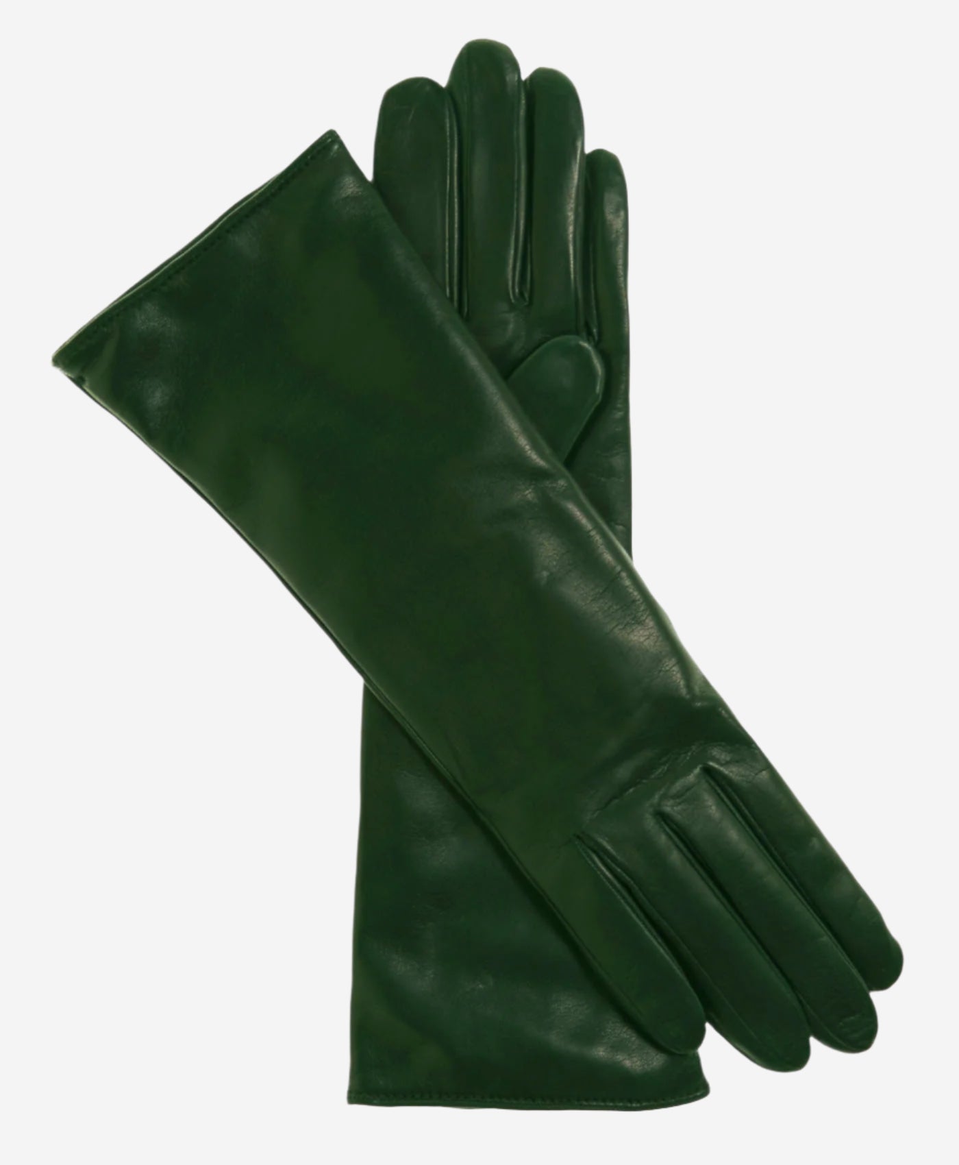 FC02W4 (forest) - Italian "4 Button Length" Cashmere Lined Leather Gloves - Leather Gloves Online - Luxury Leather Gloves - 1