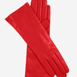 FC02W4 (red) - Italian "4 Button Length" Cashmere Lined Leather Gloves - Leather Gloves Online - Luxury Leather Gloves - 1