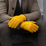 Matteo - Italian gloves made of American deerskin leather with cashmere lining - Leather Gloves Online - Luxury Leather Gloves - 6