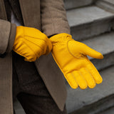 Matteo - Italian gloves made of American deerskin leather with cashmere lining - Leather Gloves Online - Luxury Leather Gloves - 7