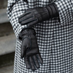 Vittoria (black) - Italian gloves made of American deerskin leather with cashmere lining - Leather Gloves Online - Luxury Leather Gloves - 8