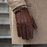 Diego - Italian gloves made of American deerskin leather with rabbit fur lining - Leather Gloves Online - Luxury Leather Gloves - 10