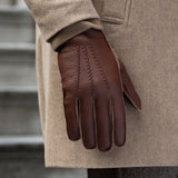 Diego - Italian gloves made of American deerskin leather with rabbit fur lining - Leather Gloves Online - Luxury Leather Gloves - 10