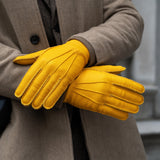 Matteo - Italian gloves made of American deerskin leather with cashmere lining - Leather Gloves Online - Luxury Leather Gloves - 10