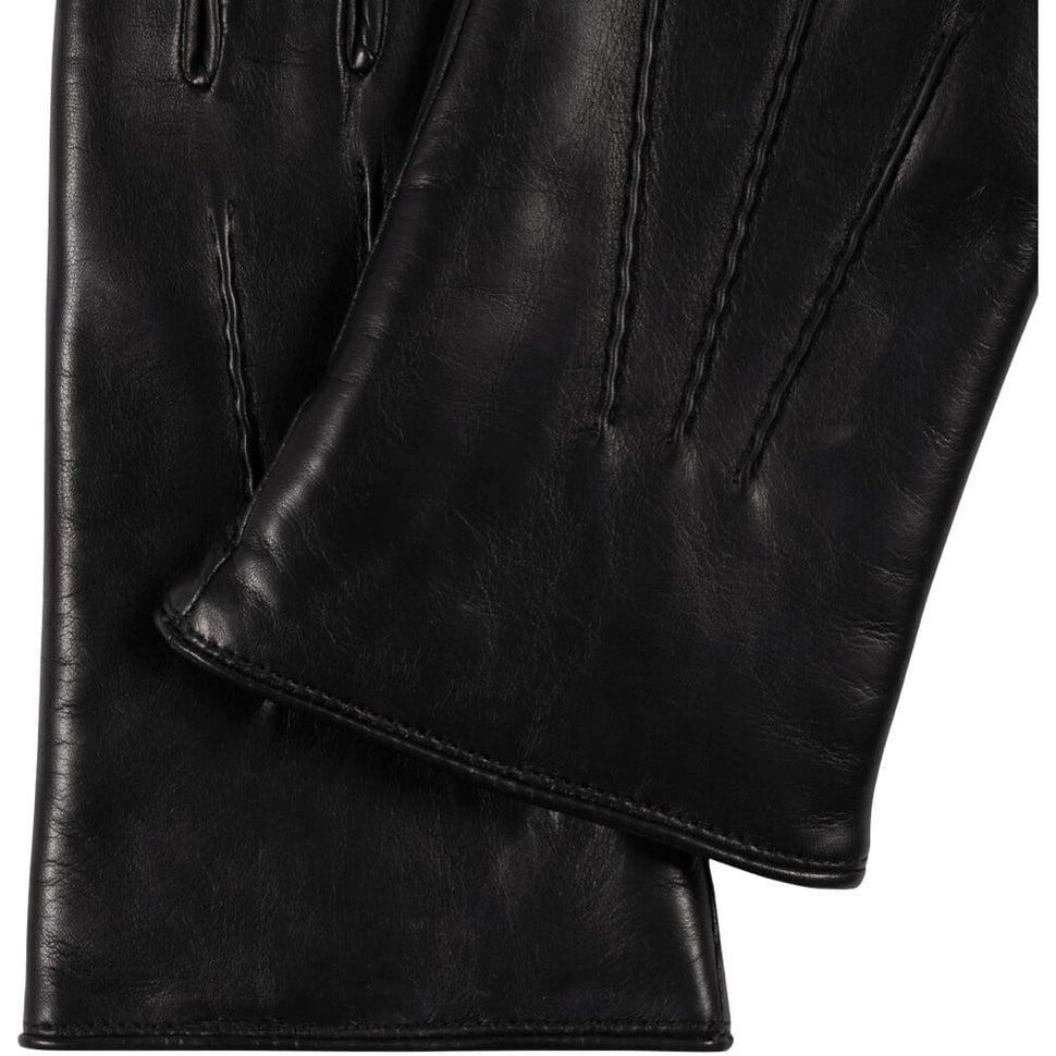 Touchscreen Leather Gloves Men Black - Handmade in Italy  – Premium Leather Gloves – Leather Gloves Online® -  3