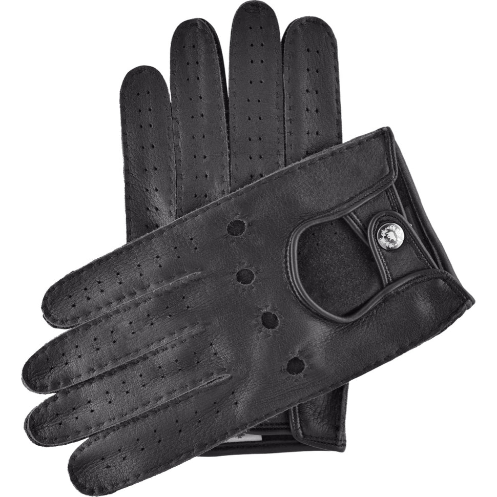 Men's Driving Gloves Deerskin Black - Handmade in Italy – Premium Leather Gloves – Leather Gloves Online® -  1