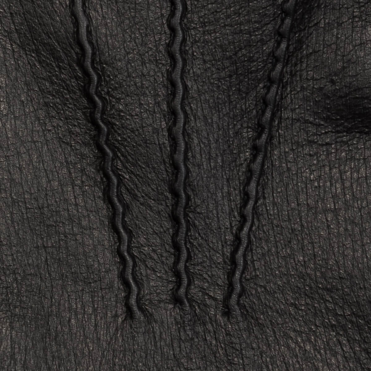 Lorenzo (black) - Italian gloves made of American deerskin leather with cashmere lining - Leather Gloves Online - Luxury Leather Gloves - 5