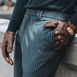 Mario (brown) - Italian lambskin leather driving gloves - Leather Gloves Online - Luxury Leather Gloves - 6