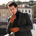 Antonio (brown) – Luxurious Italian peccary leather gloves with cashmere lining - Leather Gloves Online - Luxury Leather Gloves - 4