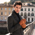 Antonio (brown) – Luxurious Italian peccary leather gloves with cashmere lining - Leather Gloves Online - Luxury Leather Gloves - 6