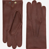 Diego - Italian gloves made of American deerskin leather with fur lining