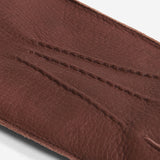 Diego - Italian gloves made of American deerskin leather with fur lining