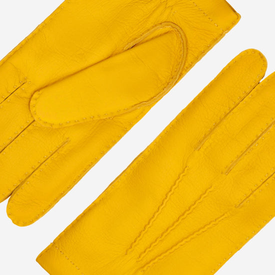 Matteo - Italian gloves made of American deerskin leather with cashmere lining - Leather Gloves Online - Luxury Leather Gloves - 5