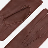 Diego - Italian gloves made of American deerskin leather with rabbit fur lining