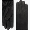 Aldo (black) - Italian lambskin leather gloves with lambswool lining & touchscreen feature - Leather Gloves Online - Luxury Leather Gloves - 1