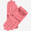 Alessa (pink) - classic Italian lambskin leather driving gloves - Leather Gloves Online - Luxury Leather Gloves - 1
