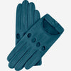 Alessa (turquoise) - classic Italian lambskin leather driving gloves - Leather Gloves Online - Luxury Leather Gloves - 1
