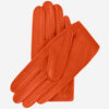 Alessa (orange) - classic Italian lambskin leather driving gloves- Leather Gloves Online - Luxury Leather Gloves - 2
