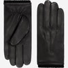Alessandro (black) - Italian lambskin leather gloves with cashmere lining & touchscreen feature - Leather Gloves Online - Luxury Leather Gloves - 1