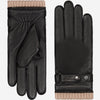 Alonzo (black) - Italian lambskin leather gloves with cashmere lining & touchscreen feature - Leather Gloves Online - Luxury Leather Gloves - 1