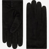 Angelo (black) - suede leather gloves with luxurious cashmere lining - Leather Gloves Online - Luxury Leather Gloves - 1