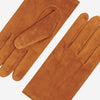 Angelo (cognac) - suede leather gloves with luxurious cashmere lining - Leather Gloves Online - Luxury Leather Gloves - 3