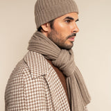 Cashmere Beanie Brown Milano - Leather Gloves Online® - Luxury Leather Gloves - Made in Italy - 18