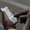 Benjamin (brown) – Thick goatskin leather gloves with warm lambswool lining & touchscreen feature