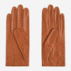 CD4010 (cognac) - Women's Italian leather driving gloves