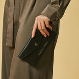 Carmina (black) - Italian calf leather women’s wallet