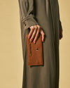 Carmina (cognac) - Italian calf leather women’s wallet
