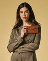 Carmina (cognac) - Italian calf leather women’s wallet