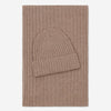 Milano (black) - 100% cashmere ribbed beanie (unisex)  - Leather Gloves Online - Luxury Beanie - 4