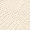 Milano (cream) - 100% cashmere ribbed beanie (unisex) Milano (cream) - 100% cashmere ribbed beanie (unisex) - Leather Gloves Online - Luxury Beanie - 3