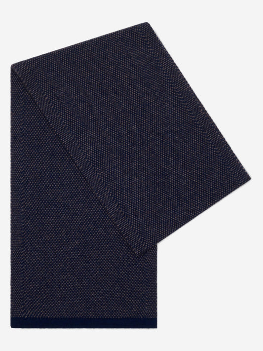 Riccardo (blue & brown) - 100% cashmere scarf with pattern
- Leather Gloves Online - Luxury Italian Scarf - 1